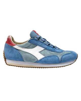 Shoes Diadora Heritage Equipe Suede Sw Trainers Man  Sky Blue