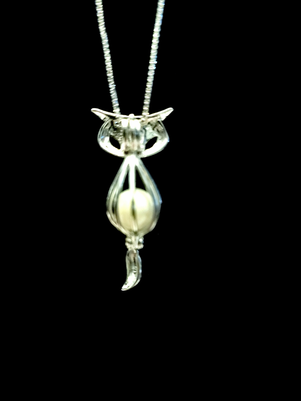 SS Fox Pearl Cage .925