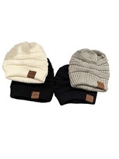Kids Beanies 4 Pack DYKL Winter Knit Hats Boys Girls Soft Infant Toddler NEW