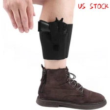 Tactical Ankle Holster Concealed Carry Ambidextrous Pistol Pouch Leg Gun Holster