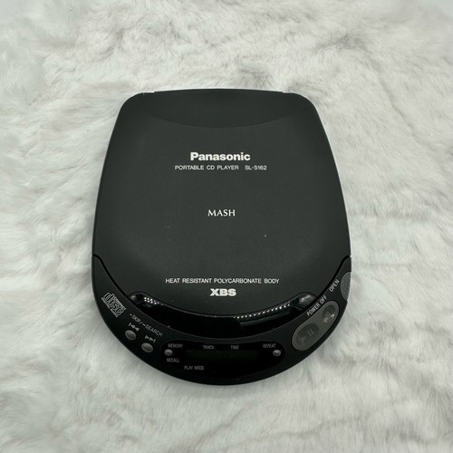 Reproductor de CD portátil compacto Panasonic MASH SL-S162 con cable de alimentación probado funcionando - Imagen 17 de 24