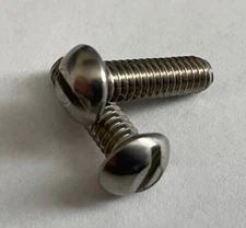 12-24 x 3/4" Slotted Round Head Machine Screw 18-8 Stainless Steel