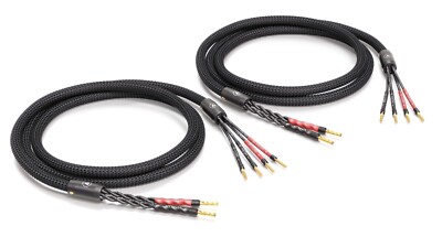 Viablue -SC-4 Silver- HighEnd Lautsprecherkabel - bi-wiring - crimped - Black