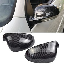 1 Pair Rearview Mirror Cover Left Right Side Mirror Covers Caps for Golf 5 MK...