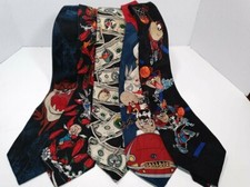 Official Looney Tunes Neck Ties Bugs Daffy Taz Space Jam Lot of 5