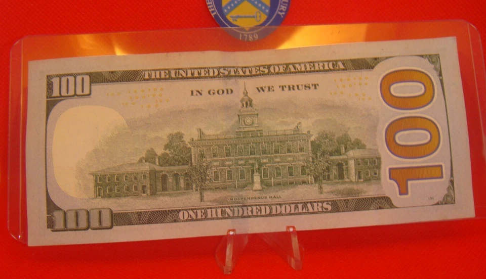 USA 2009 A SERIES 100 ONE HUNDRED DOLLAR Federal Reserve Note 100 DOLLAR NOTE . - Image 4 of 4