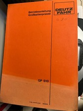 Betriebsanleitung Großballenpresse GP 510 Einlegeblatt Automatische Bindung