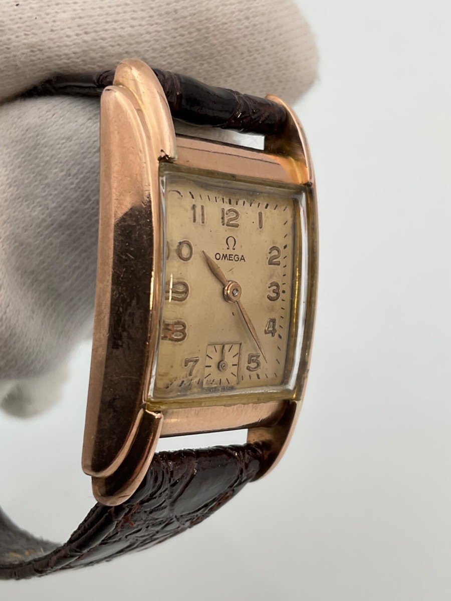 OMEGA ART DECO TANK VINTAGE REF. 3830/1 MEN WATCH 23mm. AÑOS 30-40