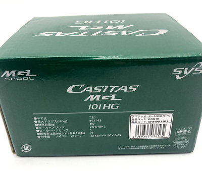 Shimano CASITAS MGL 101HG Left Handed Bait Casting Reel In Box JPN