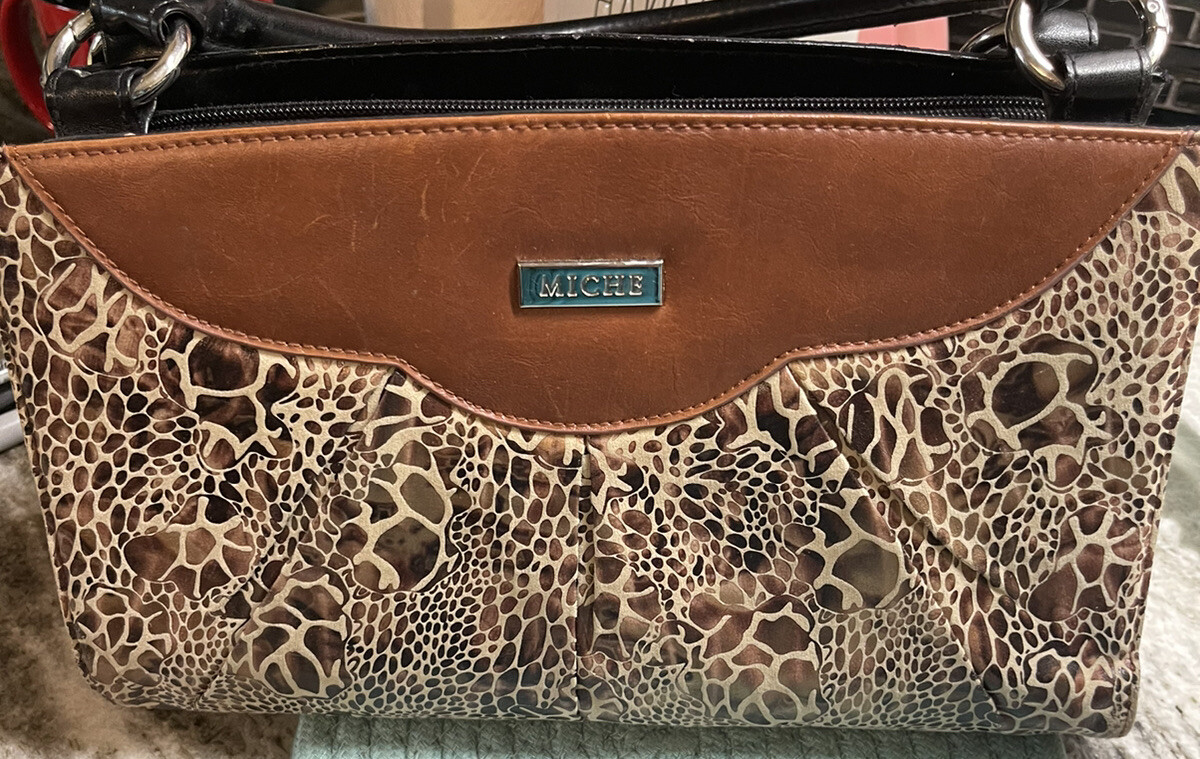 Miche  Classic basic Base Brown Handbag with 5 Co… - image 12