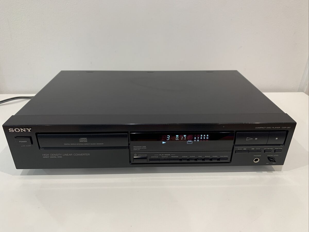 Sony CDP-297 CD Player Japan Made 1992 | eBay Sony CDP-297 CD Player Japan Made 1992 | eBay