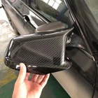 For BMW 5 Series F10 2011-2013 Carbon Black Door Wing Mirror Cover Cap 535i 550i