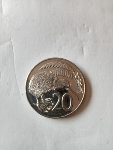 20 Cent New Zealand Kiwi 1989