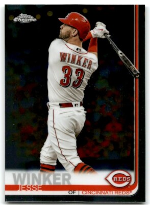 2019 TOPPS CHROME JESSE WINKER CINCINNATI REDS #61