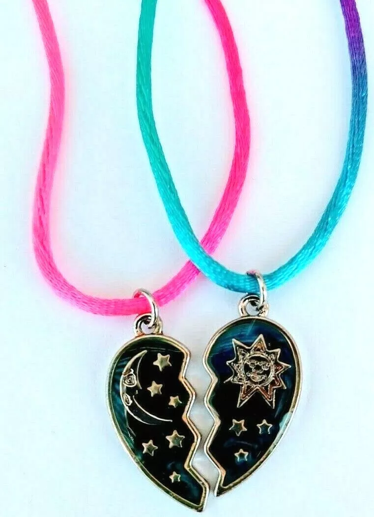 Best Friends Mood Split Heart Necklaces (2 Pack) | Claire's US