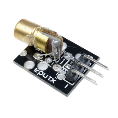 5pcs Laser sensor Module 650nm 6mm 5mW Red Laser Dot Diode Copper Head F Arduino