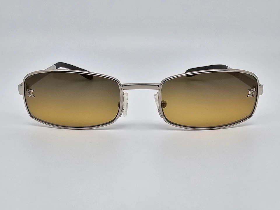 Celine SC1019 Col. 579 银色镜框黄色渐变闪光金色镜片太阳镜 — 第 2/4 张图片