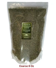 Premium "Course Cut" Canadian Catnip, 8 Oz (9 Cups) For Cats & Kittens