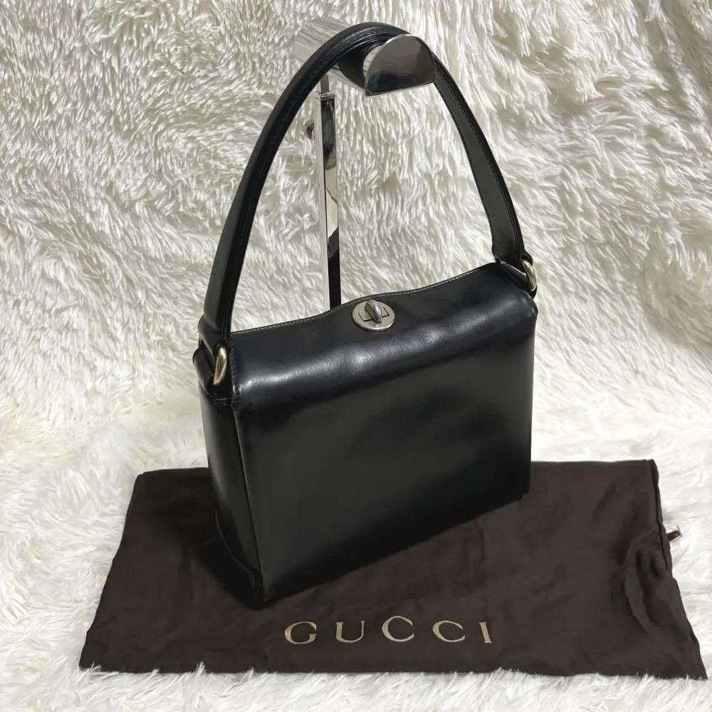Gucci Handbag Formal Leather Black