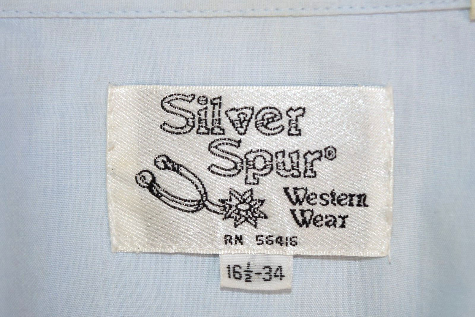 Western Shirt VTG Silver Spur Tucson Embroidered Eagl… Gem