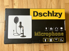 Streaming Podcast PC USB Condenser Microphone Studio Kit DSCHLZY