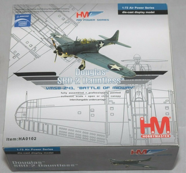 Hobby Master HA0102 1 72 Douglas Sbd 2 Dauntless Vmsb 241 Battle Of