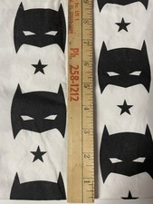 Batman Cotton Fabric by Spoonflower - 3/4 Yard