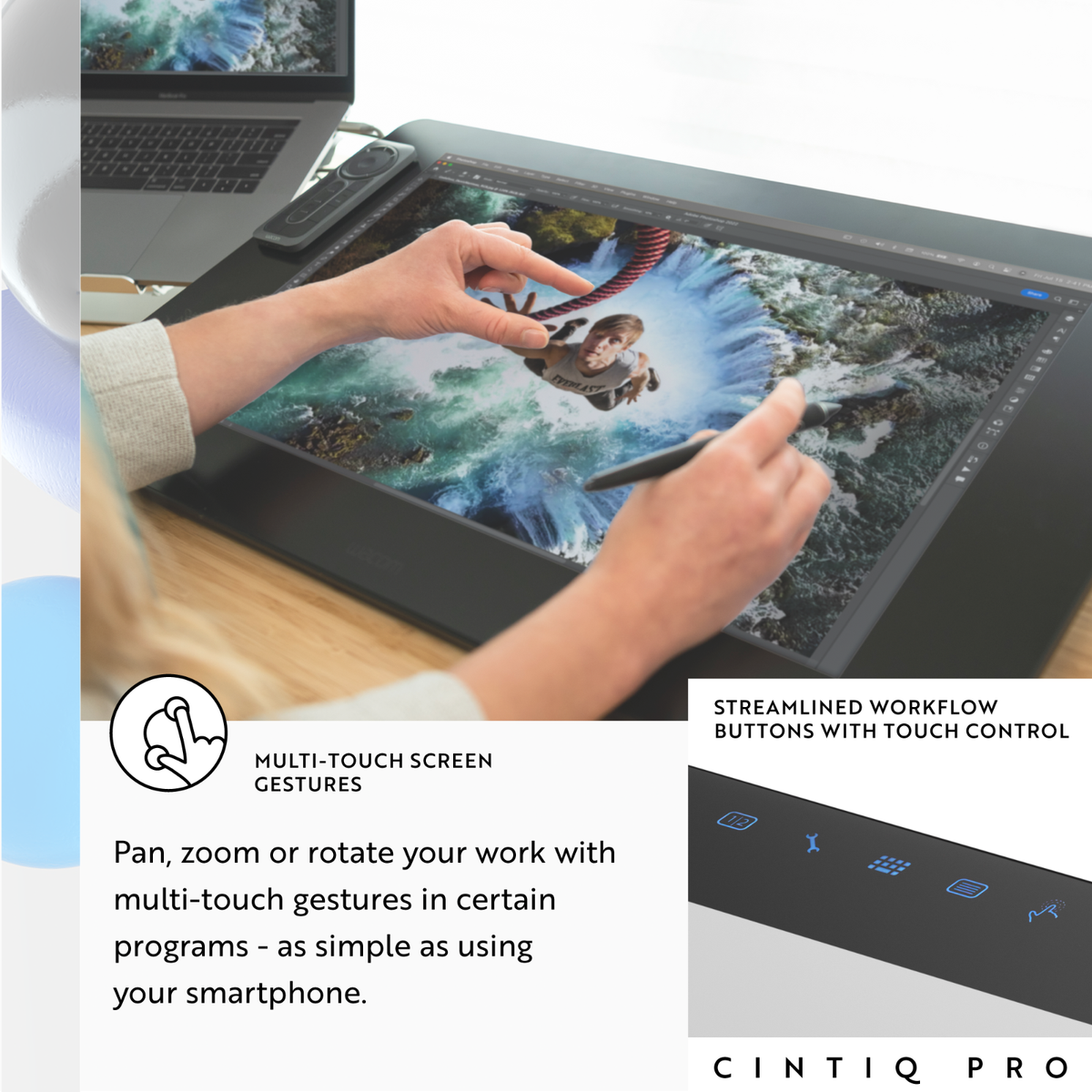 Wacom Cintiq Pro 24 Creative Pen and Touch Display drawing Wacom Cintiq Pro 24 Creative Pen and Touch Display drawing