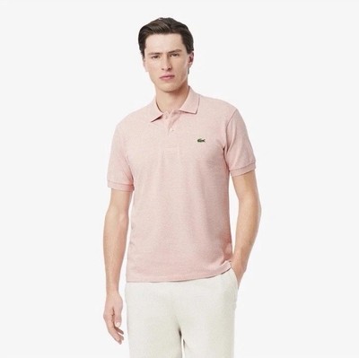 Lacoste Poloshirt Classic Fit L.12.12 Größe M in Rose Pink