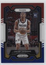 2023-24 Panini Prizm Red White & Blue Prizm Oscar Tshiebwe #292 0nr3