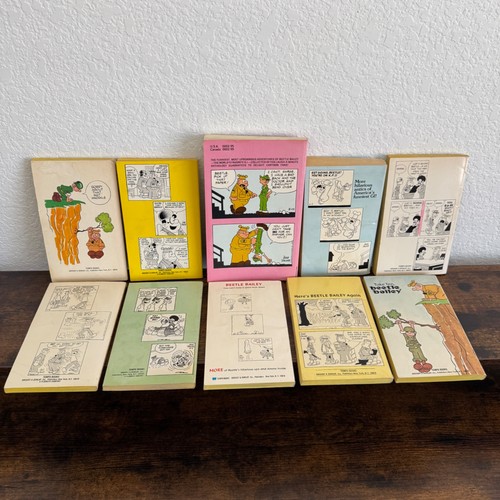 Beetle Bailey Lot of 10 Cartoon Paperback Books Mort Walker - Picture 2 of 20