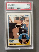 1983 Topps Nolan Ryan - Houston Astros