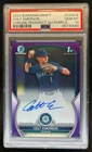 2023 Bowman Draft Colt Emerson Chrome Auto Purple Refractor 1st #114/250 PSA 10