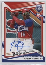 2022 Panini Elite Extra Edition Signatures Yoeilin Cespedes Yoelin #210 Auto g1w