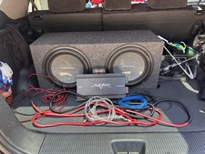 Skar Audio Dual Subwoofer Kit with Amplifier and Wiring  2   12  Subs