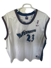 VTG NWOT Washington Wizards Michael Jordan 23 Champion White Jersey Size 52 NBA