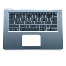 Replacement Laptop Upper Case Palmrest Keyboard Assembly Part for DELL Inspir...