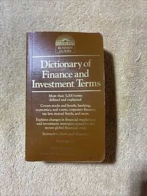Dictionary of Finance and Investment Terms (Barron's Business Dictionaries) 2014