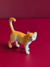 Personaggio Gatto Capelli Rossi E Bianco PVC Animali 4cm x 4cm VF Toys Occasione