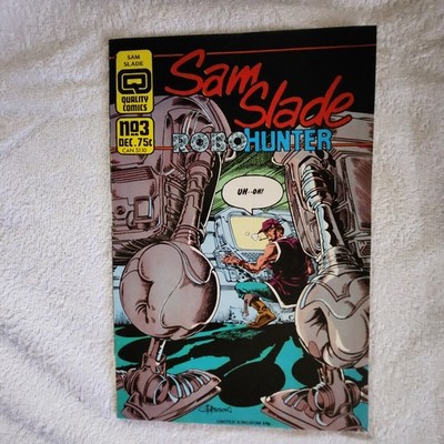 Sam Slade RoboHunter #3 5 Lot   2000AD Sci-Fi Comic Set   Robo-Hunter   DC/Eagle