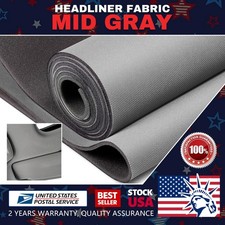 35" x 60" Auto Headliner Fabric Car Roof Ceiling Lining Upholstery Foam Backing