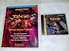 PRIMAL RAGE Sega Saturn Game w/ English Strategy Guide