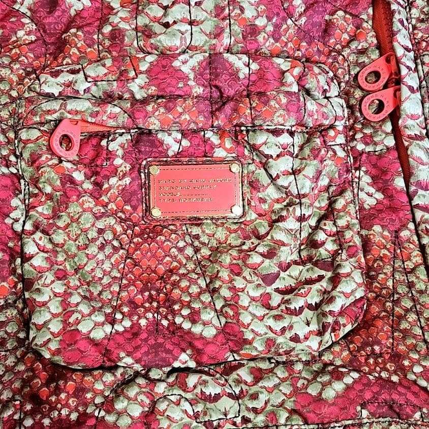Marc by Marc Jacobs Red python pattern backpack T… - image 11