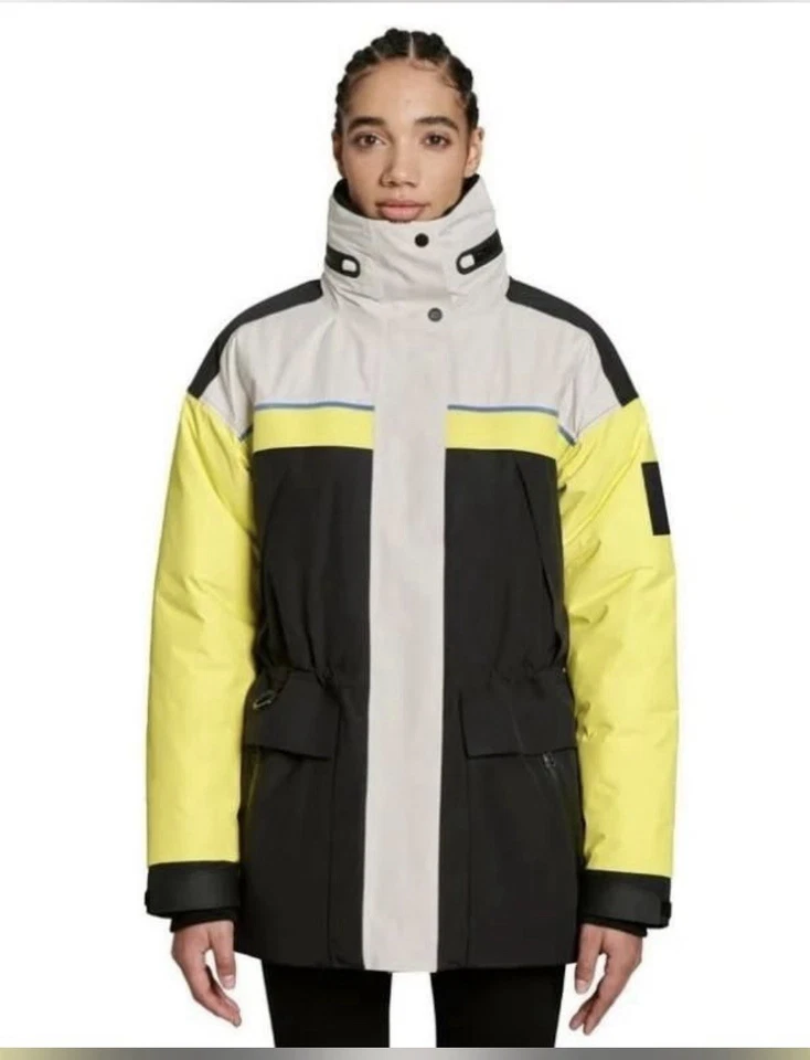 $1100 Chaqueta Ski-Doo Snowmobile 456043 para mujer Typha X KANUK, L, amarillo de alta visibilidad L0 Foto 2 de 4