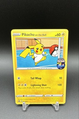 ピカチュウ オン ザ ボール Pikachu on the Ball プロモ ⑤ Pikachu on the Ball - 001/005 - Futsal Promo - Near Mint | eBay