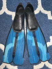 Cressi Rondinella Snorkeling Fins Lightweight Powerful Blades Size 37-38/4-5 BLU
