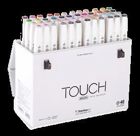 Shinhan Touch Brush Marker 48 Colors SET