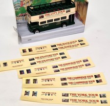 Corgi Routemaster AEC City Open Top Tour Bus + Banners Diecast Model Bus