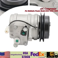For Mahindra Tractor Model 4510 / 5010 / 2538 AC A/C Compressor &Clutch Assembly