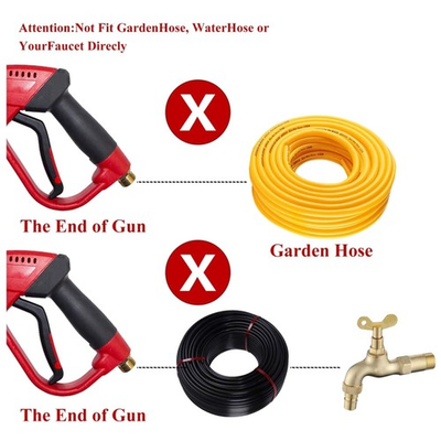 #ad #ad Pressure Washer Gun with 5 Nozzle Tips M22 Fittings $65.69